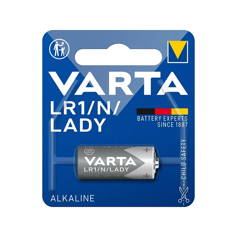 Piles Alcalines Varta LR1 N LADY Alkaline Special (1 Unité)