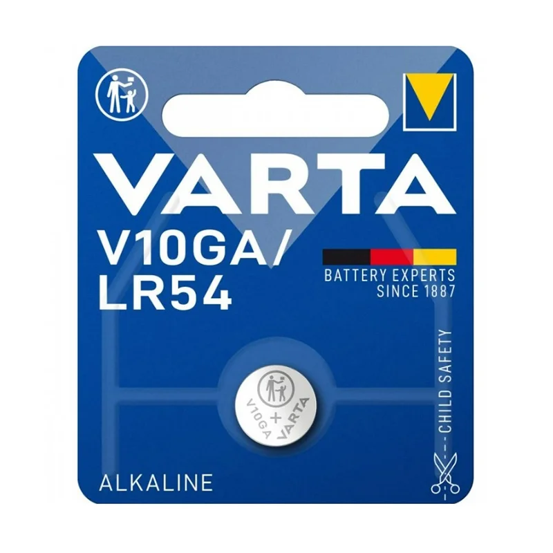 Piles Bouton Alcalines Varta V10GA LR54 (1 Unité)