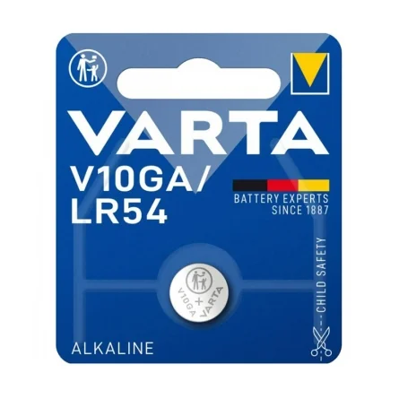 Piles Bouton Alcalines Varta V10GA LR54 (1 Unité)