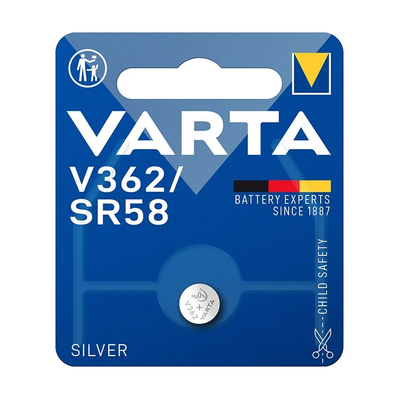 Piles Boutons Oxyde d'Argent Varta V362 SR58 (1 Unité)