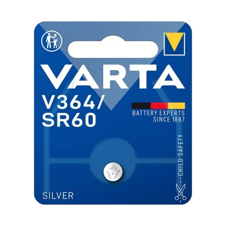 Piles Boutons Oxyde d'Argent Varta V364 SR60 (1 Unité)
