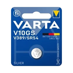Piles Boutons Oxyde d'Argent Varta V10GS V389 SR54 (1 Unité)