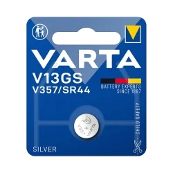 Piles Boutons Oxyde d'Argent Varta V13GS V357 SR44 (1 Unité)