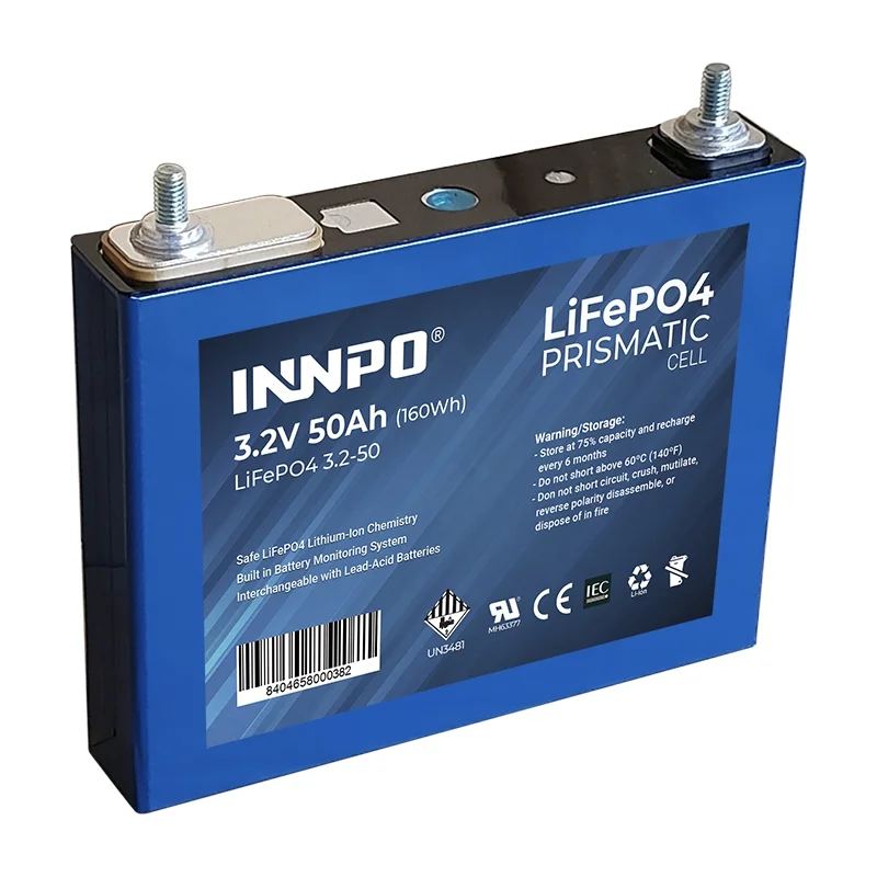Cellule INNPO Prismatic LiFePO4 3,2V 50A