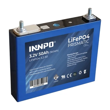 Cellule INNPO Prismatic LiFePO4 3,2V 50A