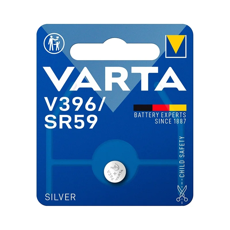 Piles Boutons Oxyde d'Argent Varta V396 SR59 (1 Unité)