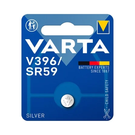 Piles Boutons Oxyde d'Argent Varta V396 SR59 (1 Unité)