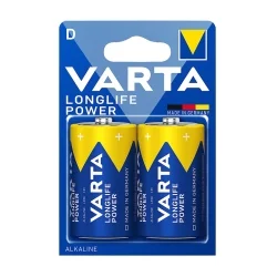 Piles Alcalines Varta D Longlife Power (2 Unités)