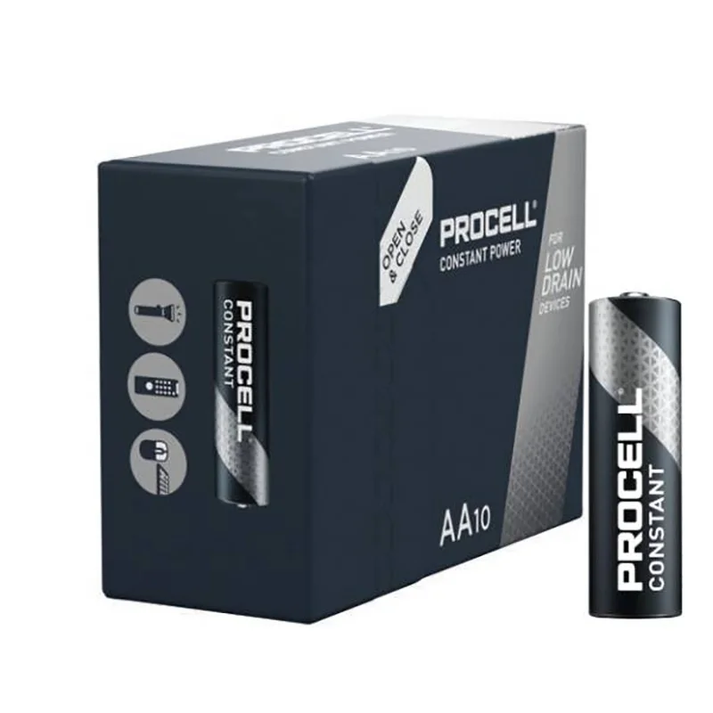 Piles Alcalines Procell AA Constant Power (10 Unités)