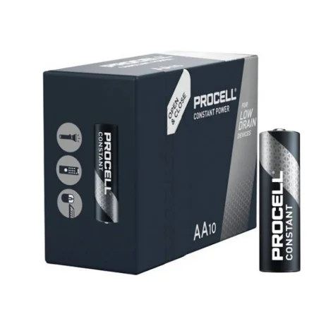 Piles Alcalines Procell AA Constant Power (10 Unités)