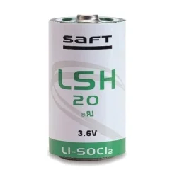 Pile Lithium Standard D Saft LSH 20 3.6V Li-SOCl2