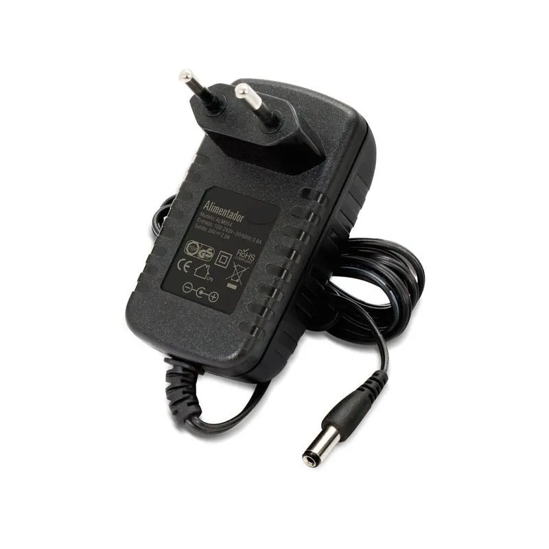 Adaptateur d'alimentation de 24 volts 2 Ampères.