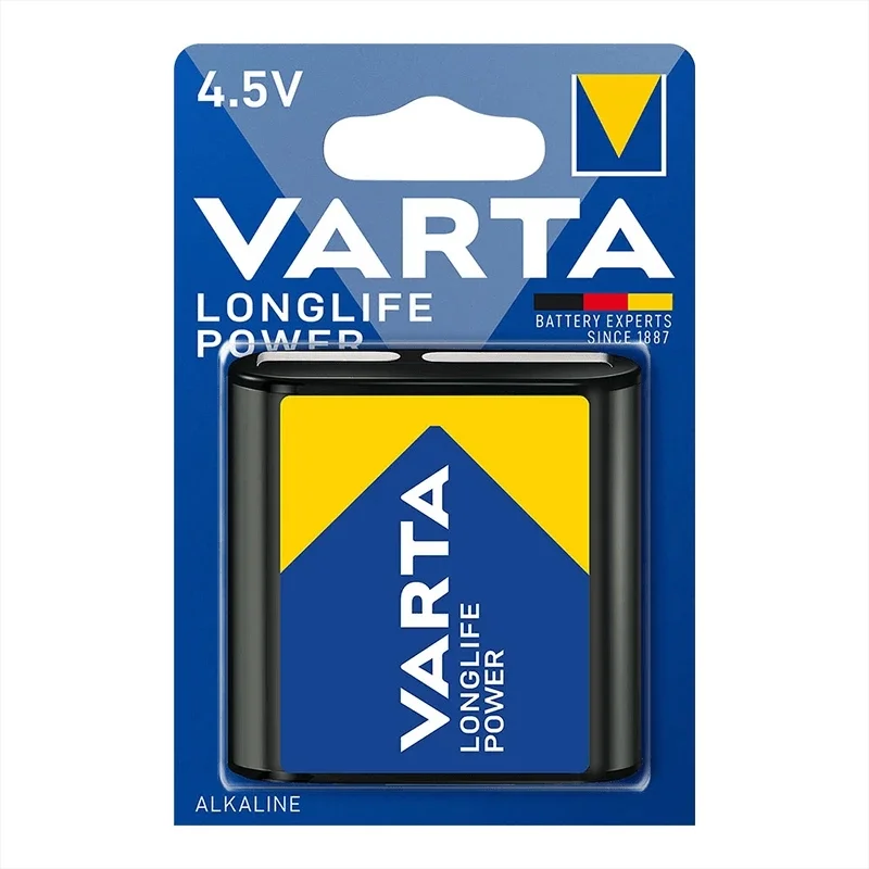 Piles Alcalines Varta 4.5V Longlife Power (1 Unité)
