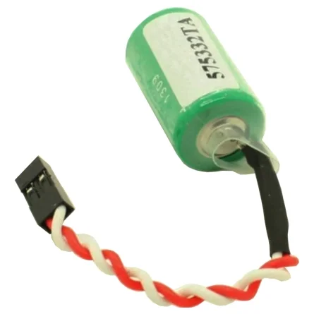 Batterie de Remplacement Siemens 575332TA Pile LiMnO2 + Connecteur Pour Automate Programmable (PLC) 3V - 950mAh