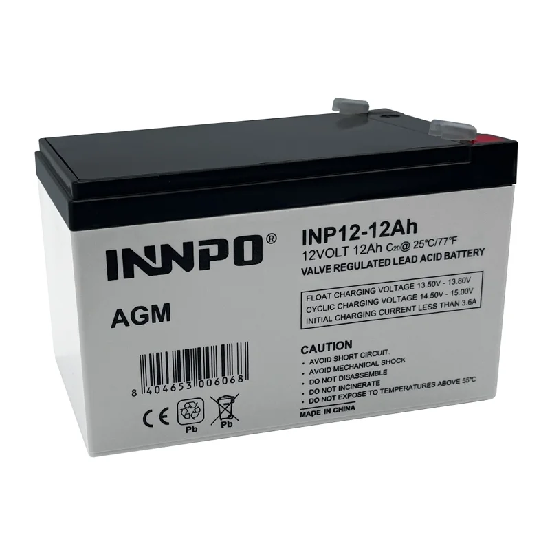 Batterie au Plomb AGM 12V 12A