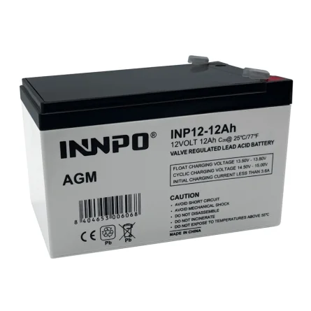 Batterie au Plomb AGM 12V 12A