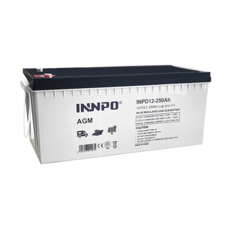 Batterie au Plomb-Acid AGM 12V 250Ah 1200A