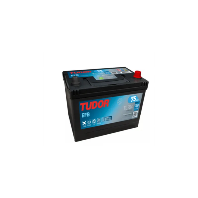Batterie Tudor Start Stop EFB TL754 75Ah
