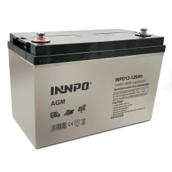 Batterie au Plomb AGM 12V 125Ah INNPO Deep Cycle