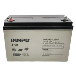 Batterie au Plomb AGM 12V 125Ah INNPO Deep Cycle