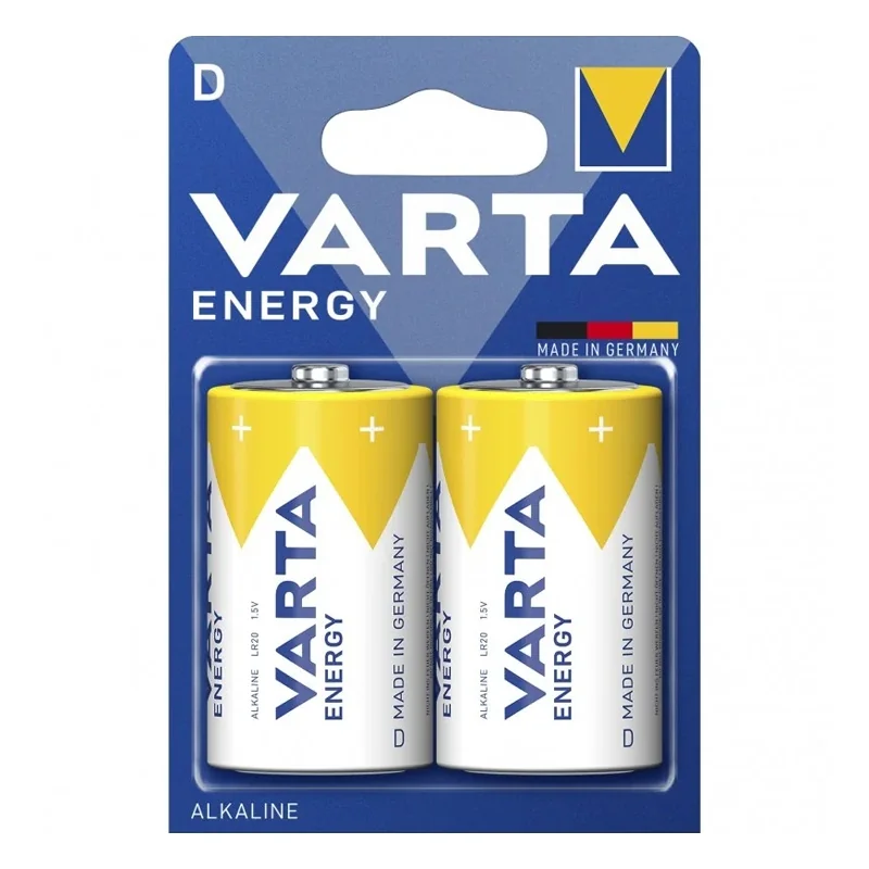 Piles Alcalines Varta D Energy (2 Unités)