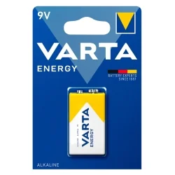 Piles Alcalines Varta 9V Energy (1 Unité)