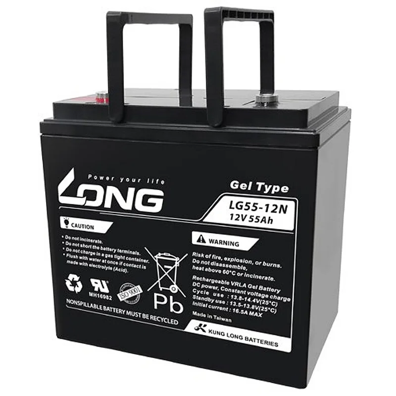 Batterie au Plomb GEL 12V 55Ah LONG LG55-12N