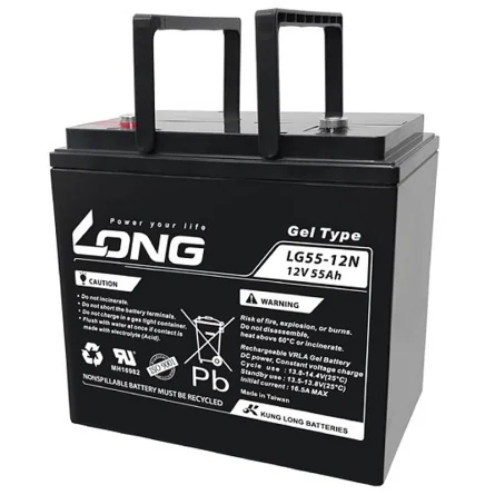 Batterie au Plomb GEL 12V 55Ah LONG LG55-12N