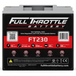 Batterie au Plomb AGM 12V 20Ah Fullriver FT230 Booster
