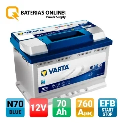 Batterie Varta N70 Start Stop EFB 70Ah