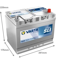 Batterie Varta E23 SLI 70Ah