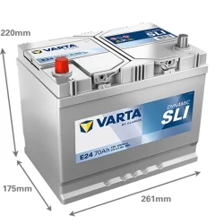 Batterie Varta E24 SLI 70Ah