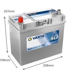Batterie Varta B34 SLI 45Ah