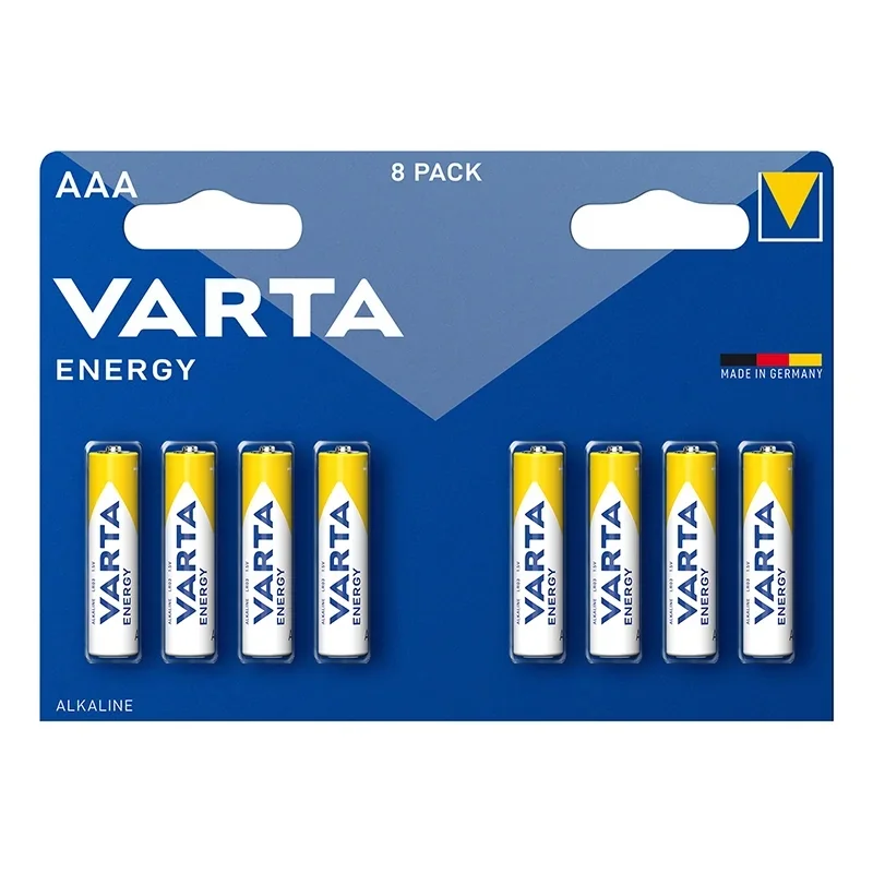 Piles Alcalines Varta Energy AAA (8 Unités)