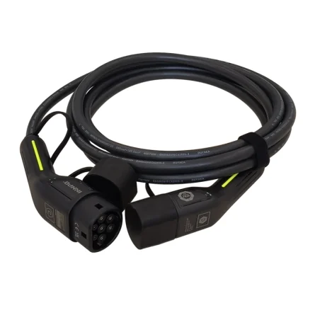 Câble de recharge EV Type 2 à Type 2 22 kW 32A 5 m