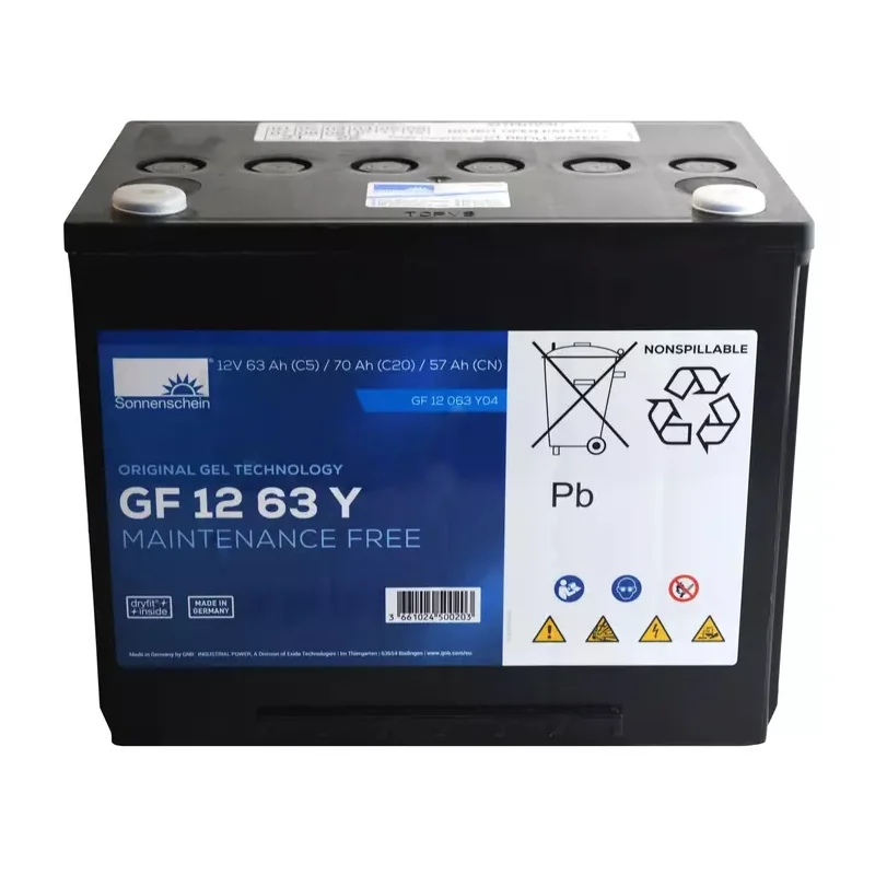 Batterie au gel Sonnenschein GF 12 63 Y 12V 70Ah