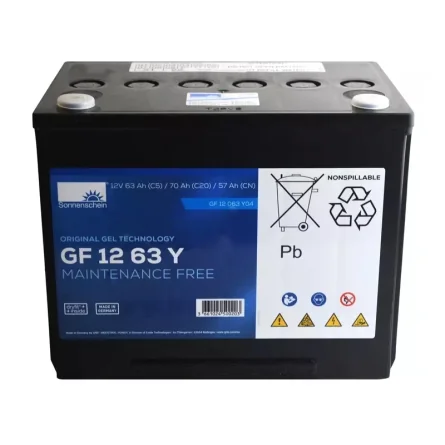 Batterie au gel Sonnenschein GF 12 63 Y 12V 70Ah