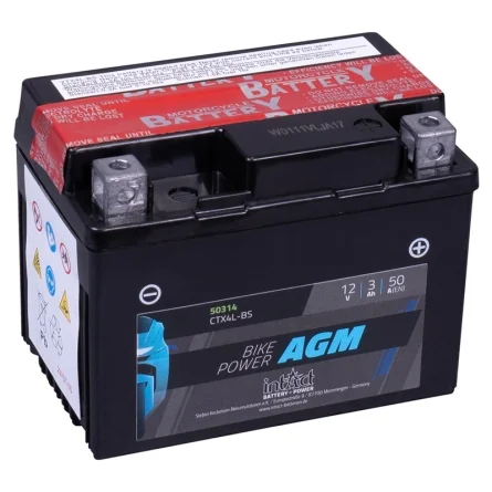 Batterie IntAct AGM CTX4L-BS 3Ah 50A