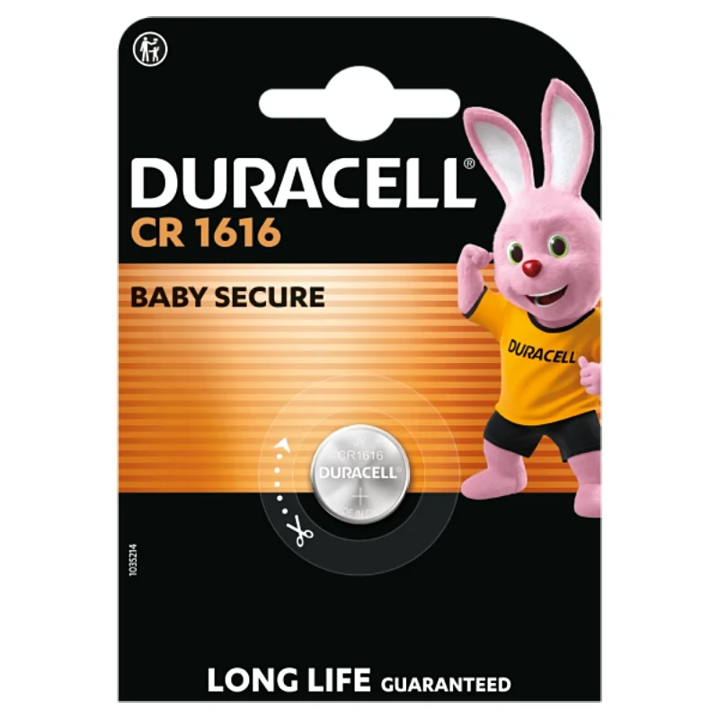 Piles Boutons au Lithium Duracell 1616 (1 Unité)