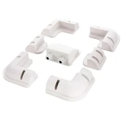 Kit ABS pour panneau solaire avec supports d’angle et passe-câbles