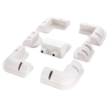 Kit ABS pour panneau solaire avec supports d’angle et passe-câbles