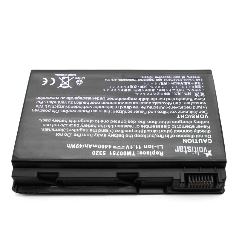 Batterie d'ordinateur portable pour ACER TRAVELMATE 5320 5520 7520 7720 GRAPE32 GRAPE34