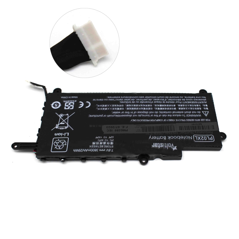 Batterie d'ordinateur portable pour HP PAVILION 11-N000SNX 11-N010DX PL02XL HSTNN-LB6B