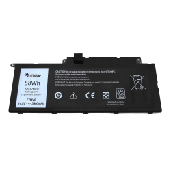 Batterie d'ordinateur portable pour DELL INSPIRON 15 7537 17 7737...