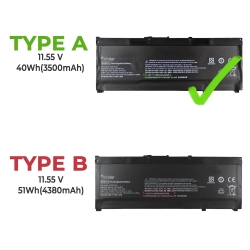 Batterie d'ordinateur portable HP SR03XL SR03052XL 11,55 V