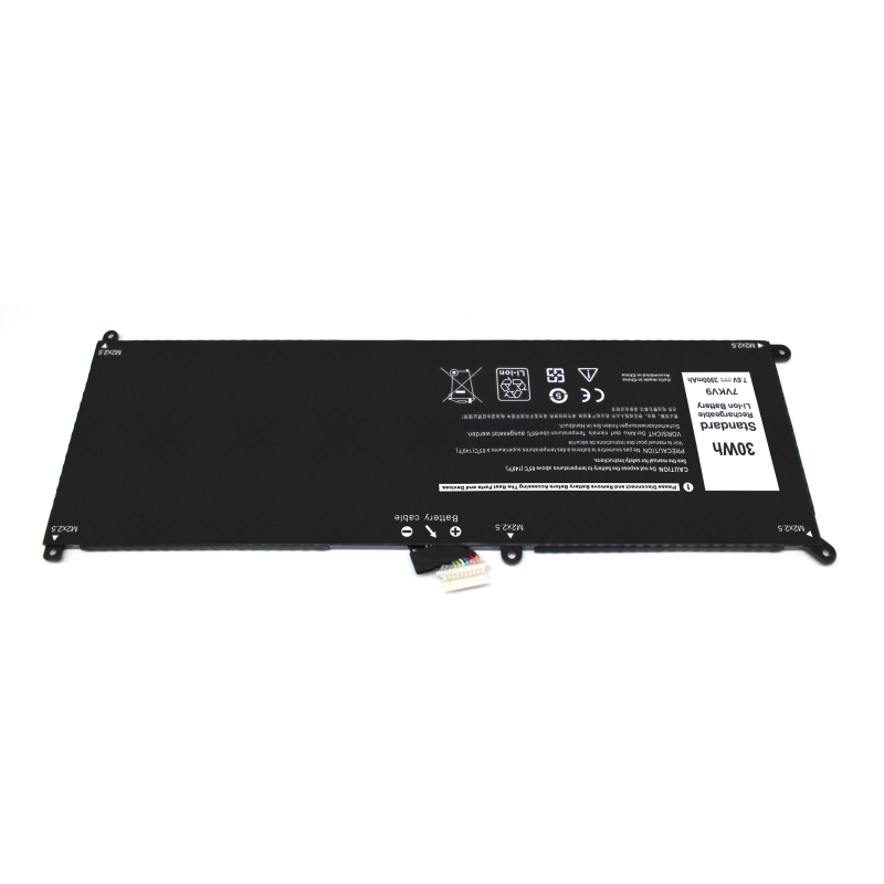 Batterie d'ordinateur portable DELL LATITUDE 12 7275 07VKV9 T02H T02H001