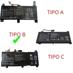 Batterie d'ordinateur portable pour ASUS ROG STRIX GL504G GL504GM...