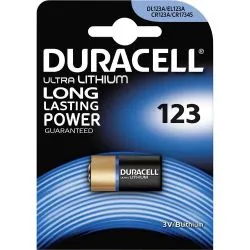 Pila Litio Duracell CR123A DL123