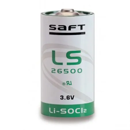 Pile Lithium Standard C Saft LS 26500 3.6V Li-SOCl2