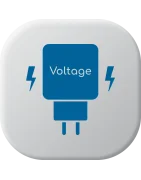 Chargeurs, alimentations, mangeoires tensions assignées.